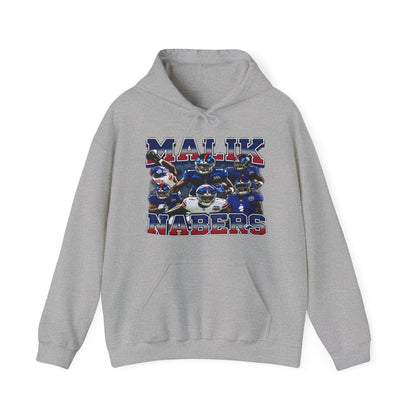 Malik Nabers Vintage Style Hoodie