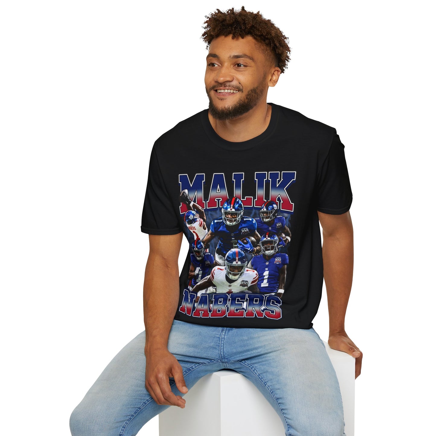 Malik Nabers Vintage Graphic Shirt