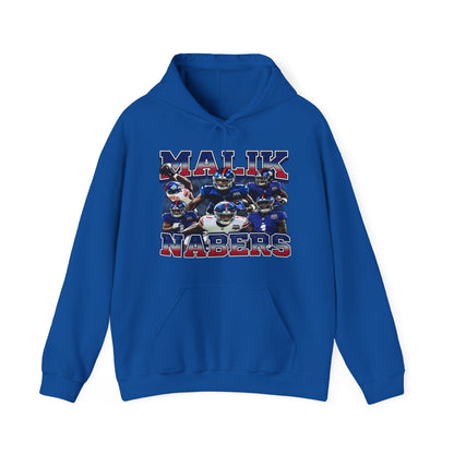 Malik Nabers Vintage Style Hoodie