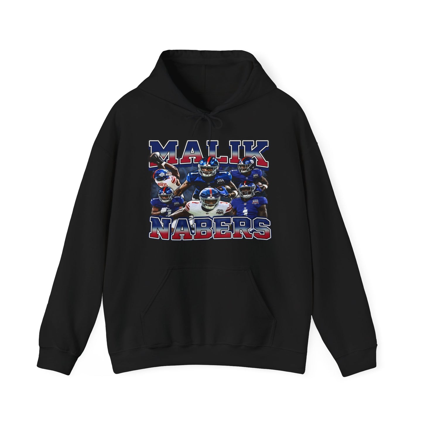 Malik Nabers Vintage Style Hoodie